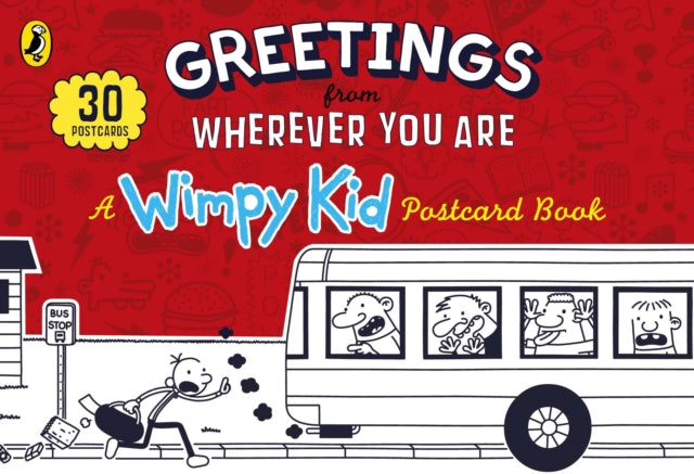 Greetings from Wherever You Are A Wimpy Kid Postcard Book