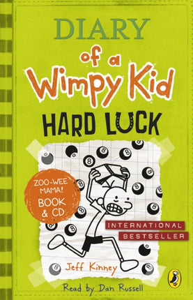 Diary of a Wimpy Kid Hard Luck book  CD