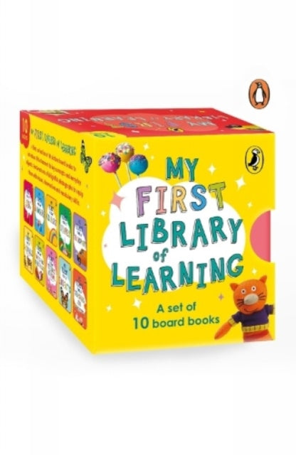 My First Library of Learning Box set Complete collection of 10 early learning board books for super kids 0 to 3  ABC Colours Opposites Numbers ... toddler My First Book of