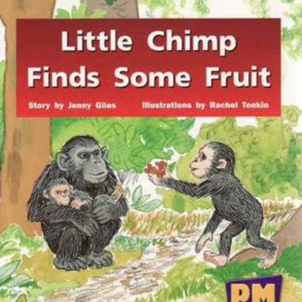 Little Chimp Finds Some Fruit