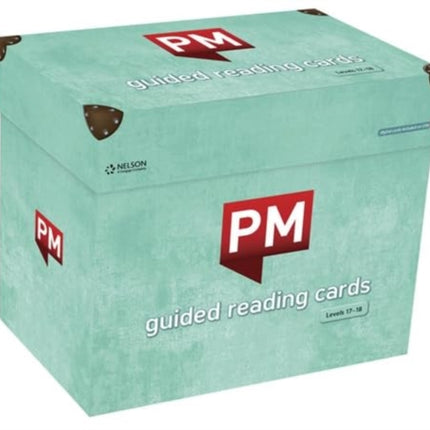 PM TURQUOISE GUIDED READING CARDS BOX S