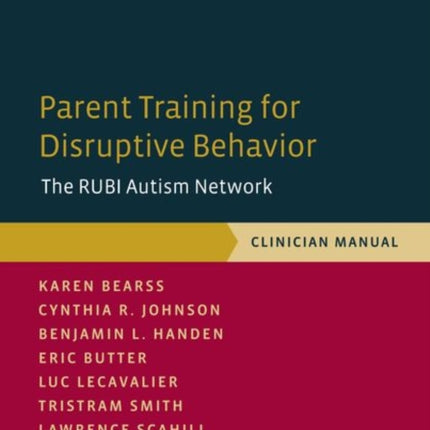 Parent Training for Disruptive Behavior