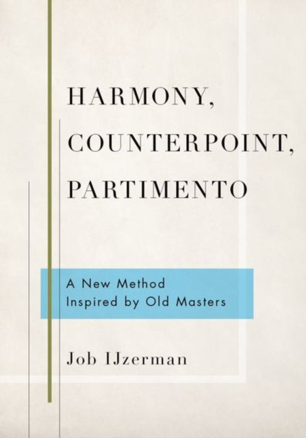 Harmony Counterpoint Partimento A New Method