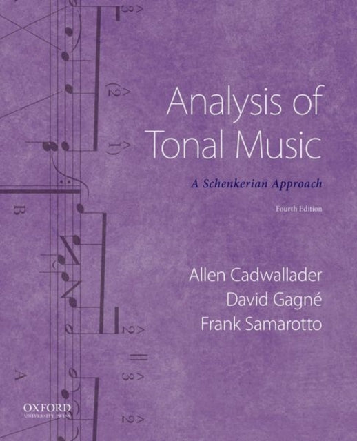 Analysis of Tonal Music A Schenkerian Approach