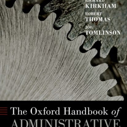 The Oxford Handbook of Administrative Justice