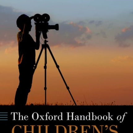 The Oxford Handbook of Childrens Film Oxford
