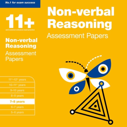 Bond 11+: Non-verbal Reasoning: Assessment Papers: 7-8 years