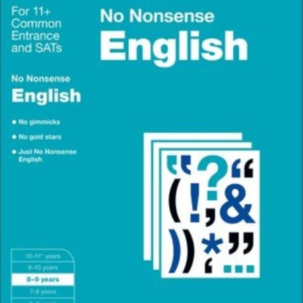 Bond: English: No Nonsense: 8-9 years