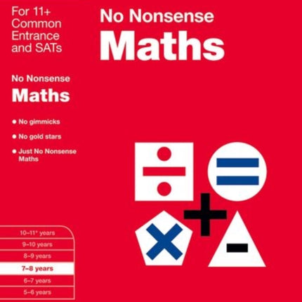 Bond: Maths: No Nonsense: 7-8 years