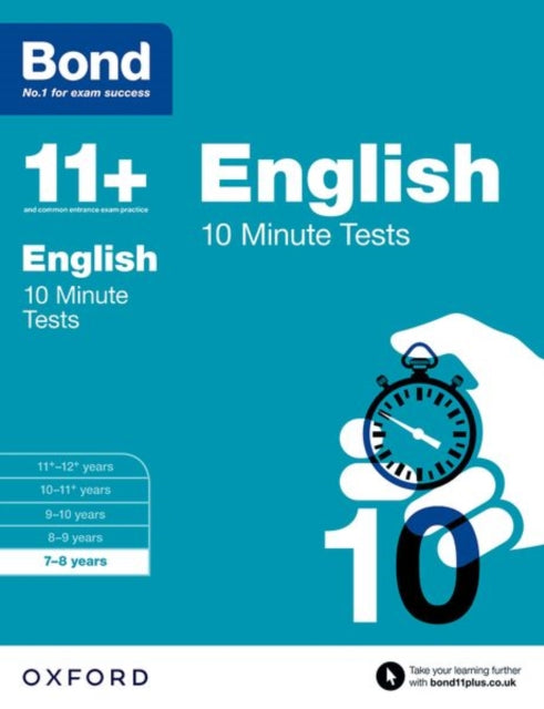 Bond 11+: English: 10 Minute Tests: 7-8 years