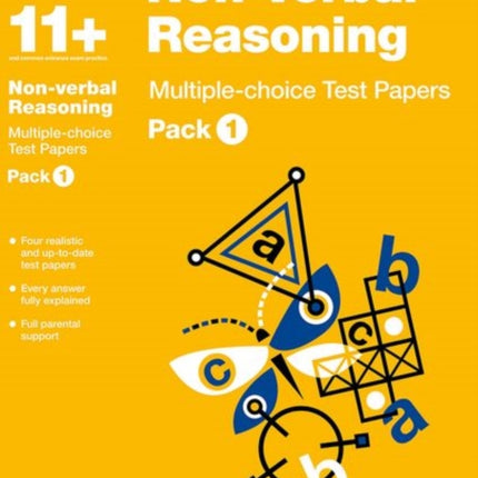 Bond 11+: Non-verbal Reasoning: Multiple-choice Test Papers: Ready for the 2024 exam: Pack 1