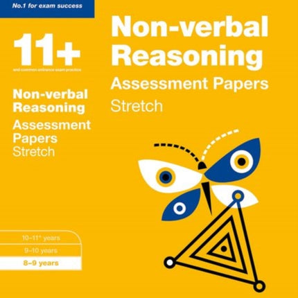 Bond 11+: Non-verbal Reasoning: Stretch Papers: 8-9 years