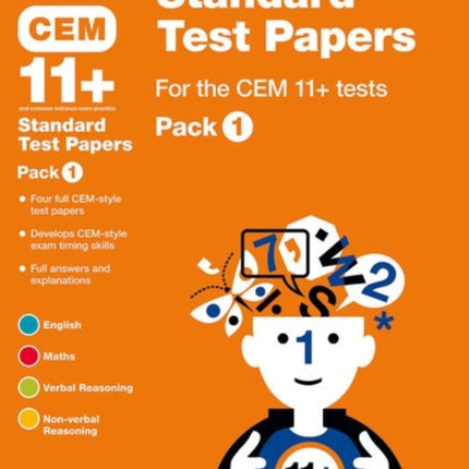 Bond 11+: CEM: Standard Test Papers: Ready for the 2024 exam: Pack 1