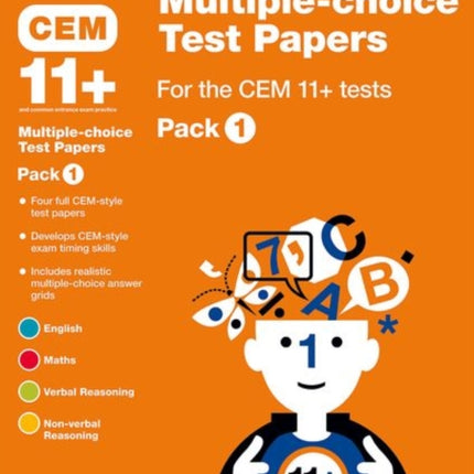 Bond 11+: Multiple-choice Test Papers for the CEM 11+ Tests Pack 1: Ready for the 2024 exam