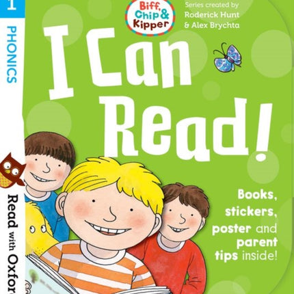 Read with Oxford Stage 1 Biff Chip and Kipper I Can Read Kit