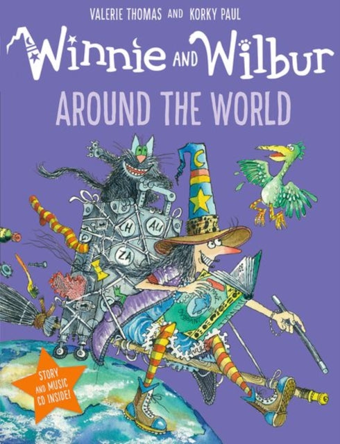 Winnie and Wilbur Around the World PB  CD