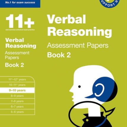 Bond 11+ Verbal Reasoning Assessment Papers 9-10 Years Book 2: For 11+ GL assessment and Entrance Exams