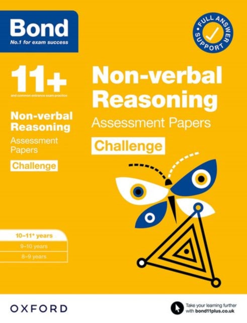 Bond 11+: Bond 11+ Non-verbal Reasoning Challenge Assessment Papers 10-11 years: Ready for the 2024 exam