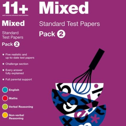 Bond 11+: Bond 11+ Mixed Standard Test Papers: Pack 2: For 11+ GL assessment and Entrance Exams