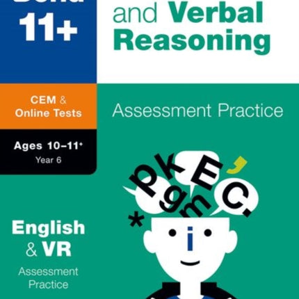 Bond 11+: Bond 11+ CEM English & Verbal Reasoning Assessment Papers 10-11 Years