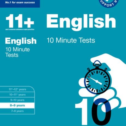 Bond 11+: Bond 11+ English 10 Minute Tests with Answer Support 8-9 years