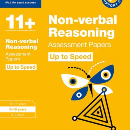 Bond 11+: Bond 11+ Non-verbal Reasoning Up to Speed Assessment Papers with Answer Support 9-10 Years