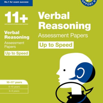 Bond 11+: Bond 11+ Verbal Reasoning Up to Speed Assessment Papers with Answer Support 10-11 years: Ready for the 2024 exam