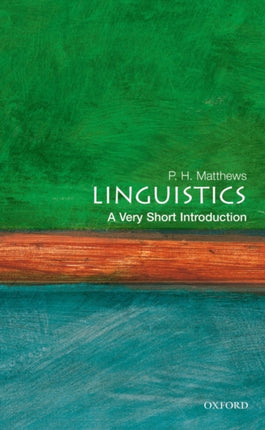 Linguistics: A Very Short Introduction