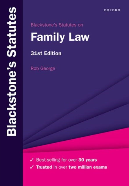 Blackstones Statutes on Family Law