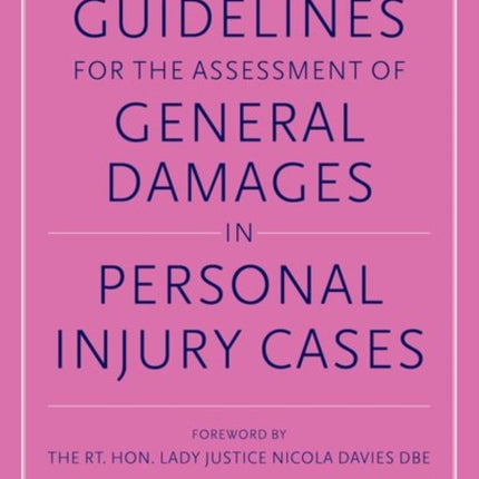 Guidelines for the Assessment of General Damages