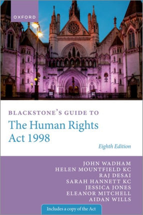 Blackstones Guide to the Human Rights Act 1998