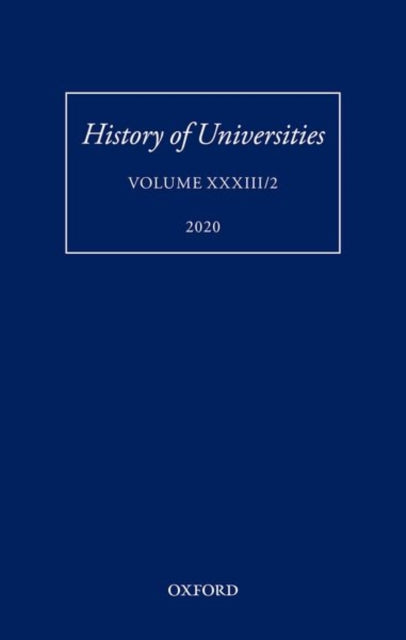 History of Universities Volume XXXIII/2