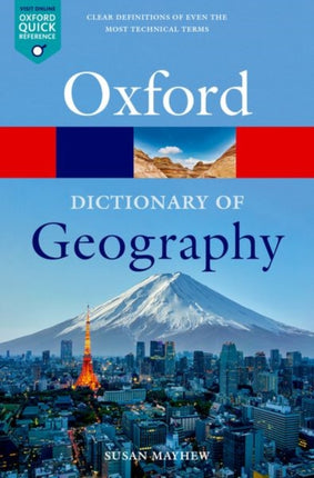 A Dictionary of Geography Oxford Quick Reference