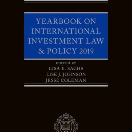 Yearbook on International Investment Law  Policy