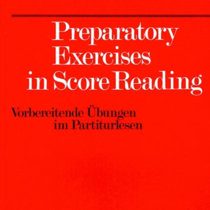 Preparatory Exercises in Score Reading