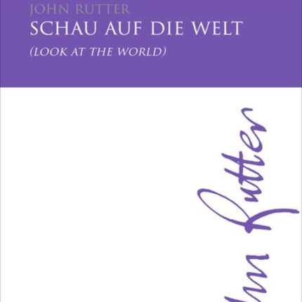 Schau auf die Welt (Look at the world)