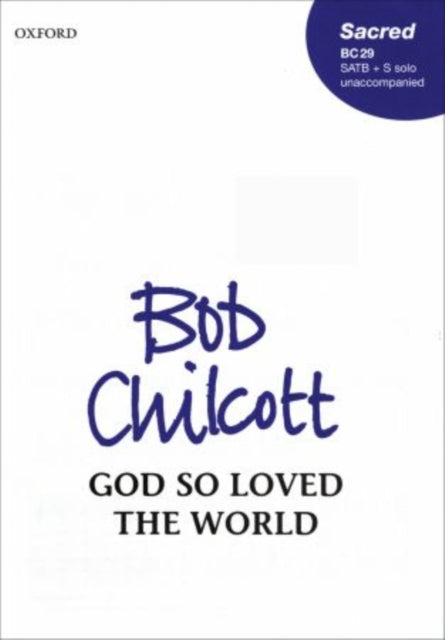 God so loved the world Vocal score