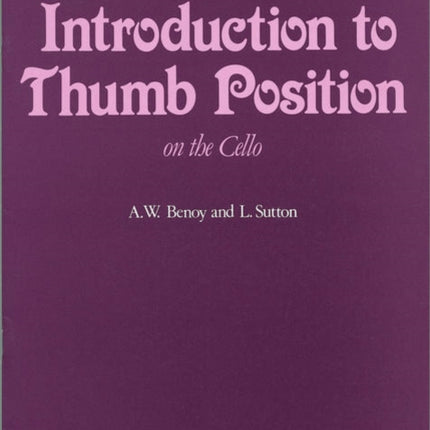 An Introduction to Thumb Position