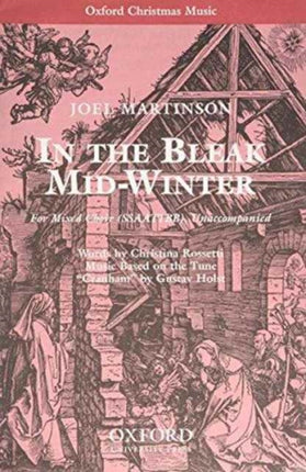 In the bleak midwinter Vocal score