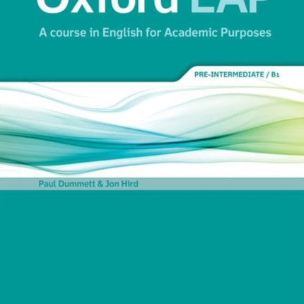 Oxford EAP PreIntermediateB1 Students Book and DVDROM Pack