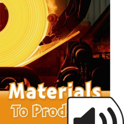 Oxford Read and Discover Level 5 Materials to Products Audio Pack