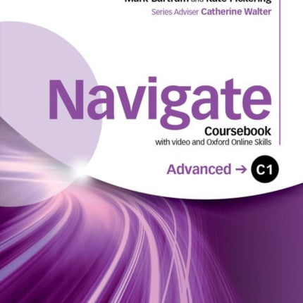 Navigate C1 Advanced Coursebook with DVD and Oxford Online Skills Program