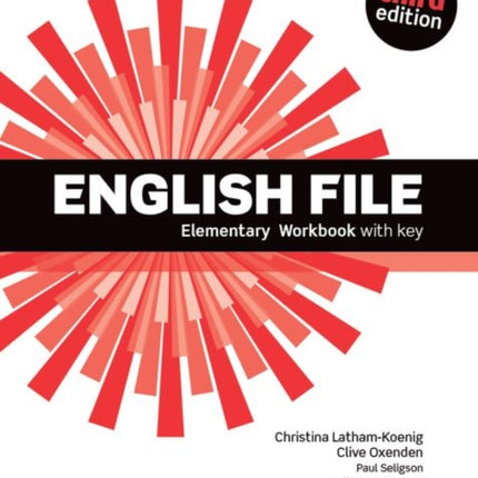 ENG FILE 3E ELEM WB W KEY