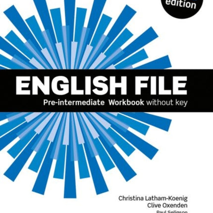 English File 3rd Edition PreIntermediate Workbook