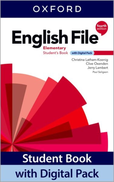 English File Elementary Student Book with Digital Pack Print Student Book and 2 years access to Student ebook Workbook ebook Online Practice and Student Resources.