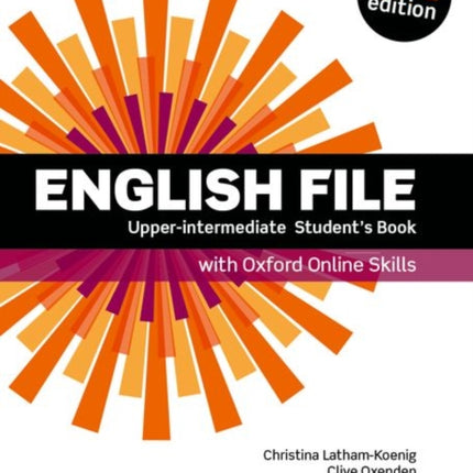 English File UpperIntermediate Students Book with Oxford Online Skills