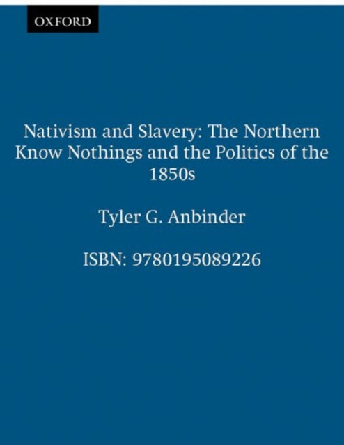Nativism and Slavery