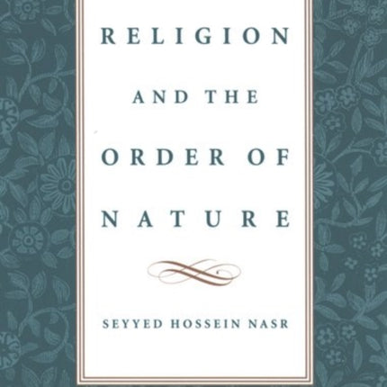 Religion and the Order of Nature