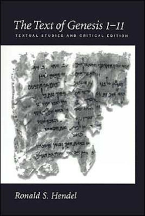 The Text of Genesis 111 Textual Studies and Critical Edition