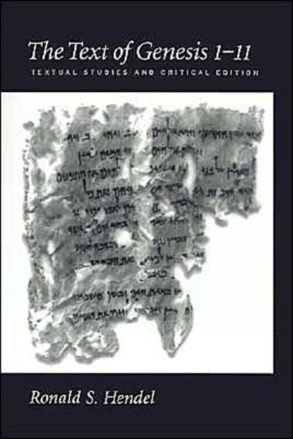 The Text of Genesis 111 Textual Studies and Critical Edition